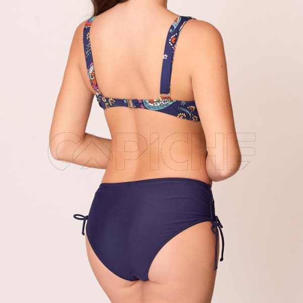 Conjunto bikini Relle Azul Plus Size