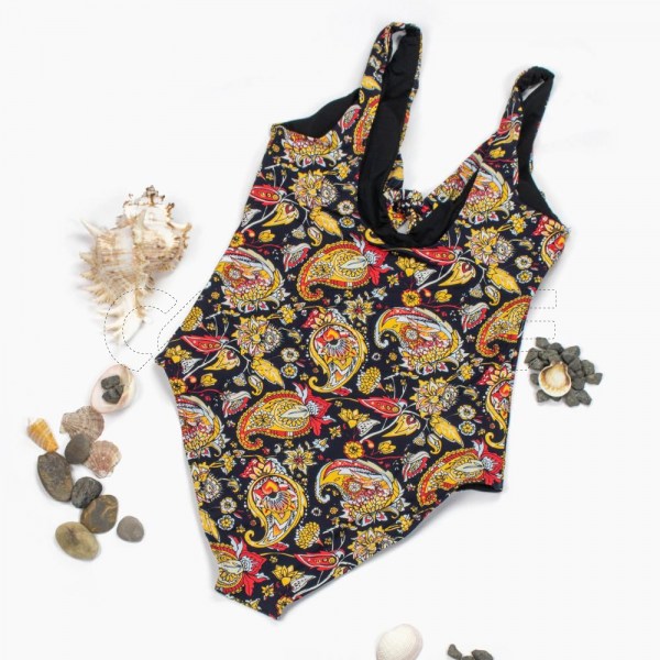 Fato de Banho Nacova preto Plus Size