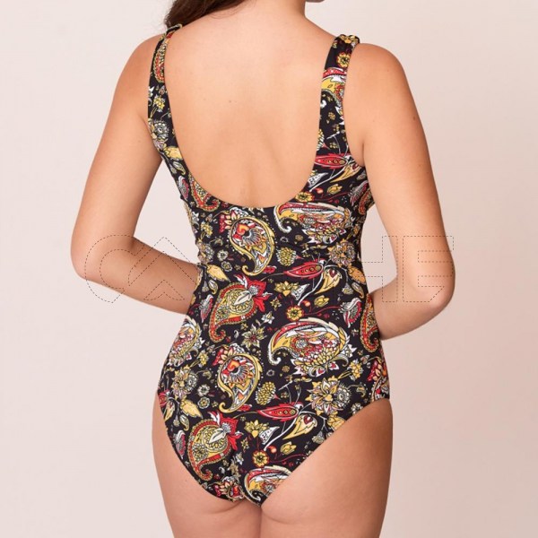 Fato de Banho Nacova preto Plus Size