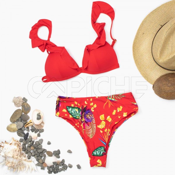 Conjunto bikini Salvador Vermelho