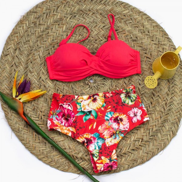 Bikini Alto Soroko Pink