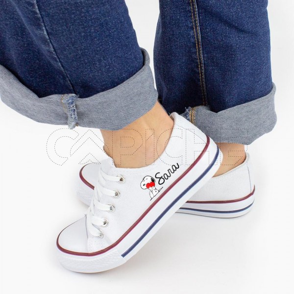 Sapatilha Personalizada Snoopy