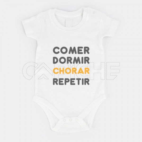 Body para Bebé Chorar e Repetir