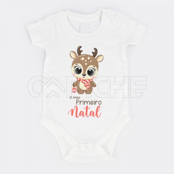 Body para Bebé Meu Primeiro Natal
