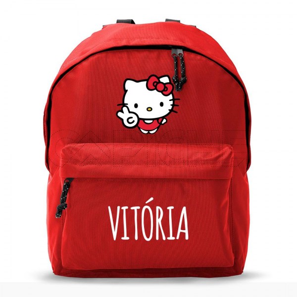 Mochila Escolar Hello Kitty