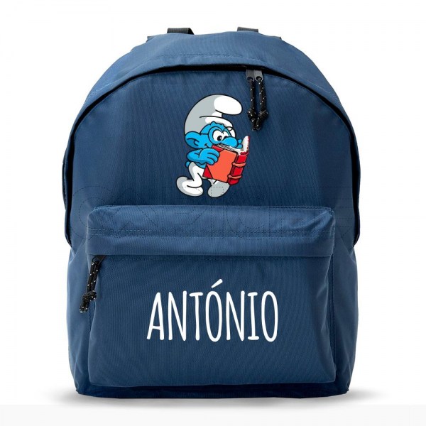 Mochila Escolar Smurf