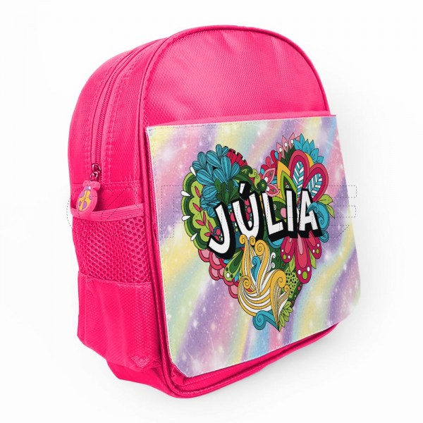Mochila Pré escolar Floral