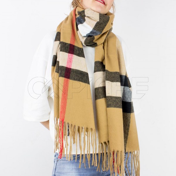 Écharpe Romea Camel