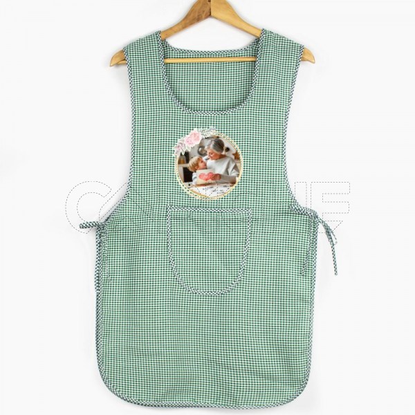 Avental Bata Xadrez com Foto Personalizável