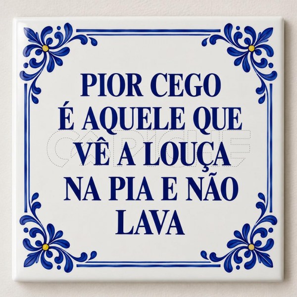 Azulejo Pior Cego