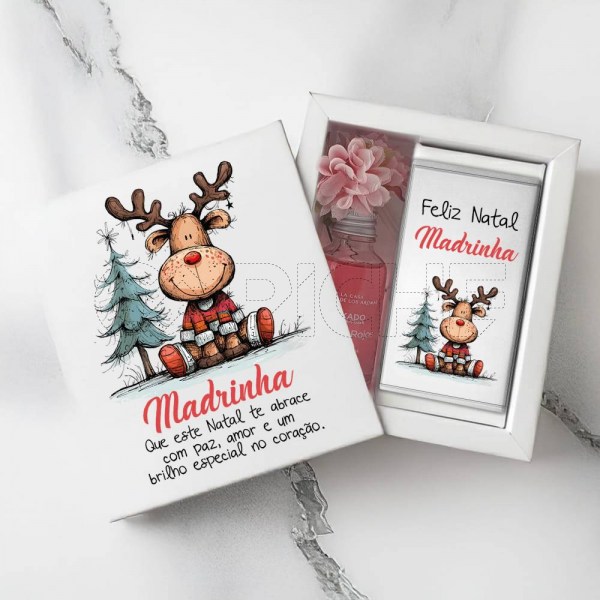 Caixa presente Feliz Natal 