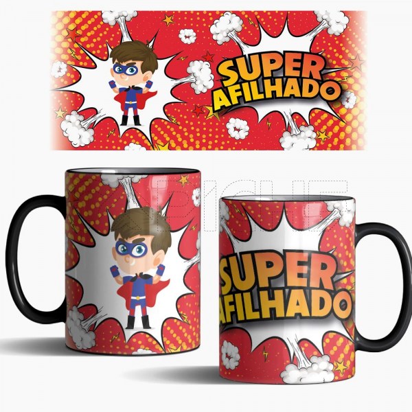 Caneca Mágica Super Afilhado
