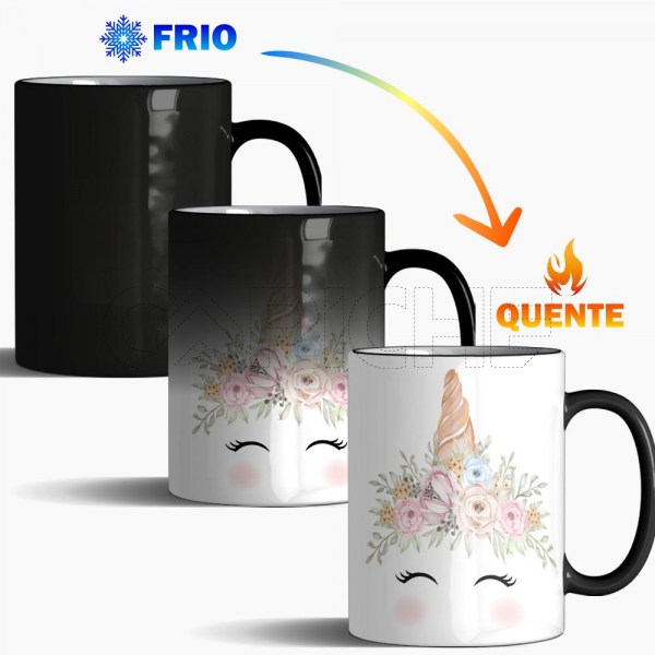 Caneca Mágica Unicórnio Ter-te como Esposa