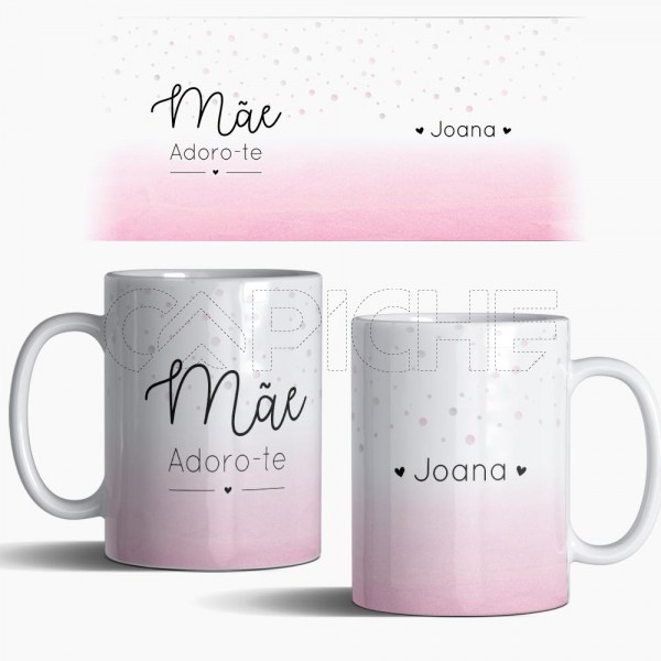 Caneca Pink Adoro-te Bisavó