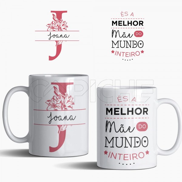 Caneca Melhor Sobrinha do Mundo com Nome