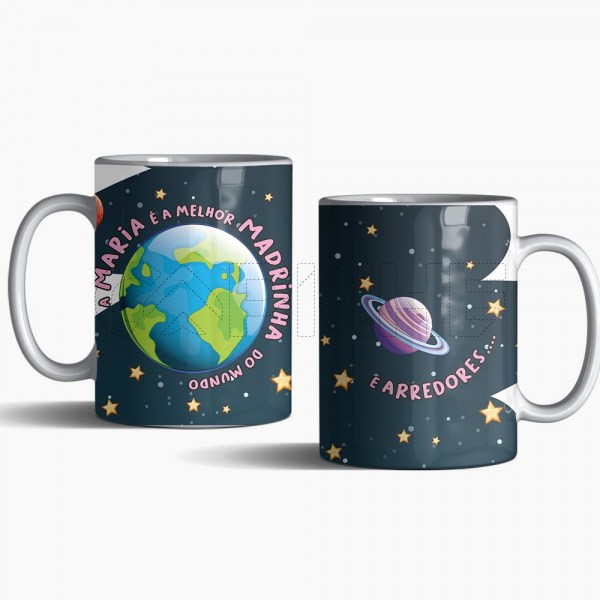 Caneca Melhor Avó do Mundo e Arredores