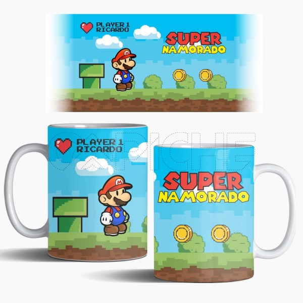 Caneca Super Mário