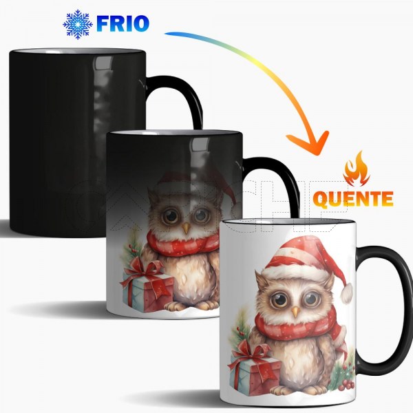 Caneca Animais Natal