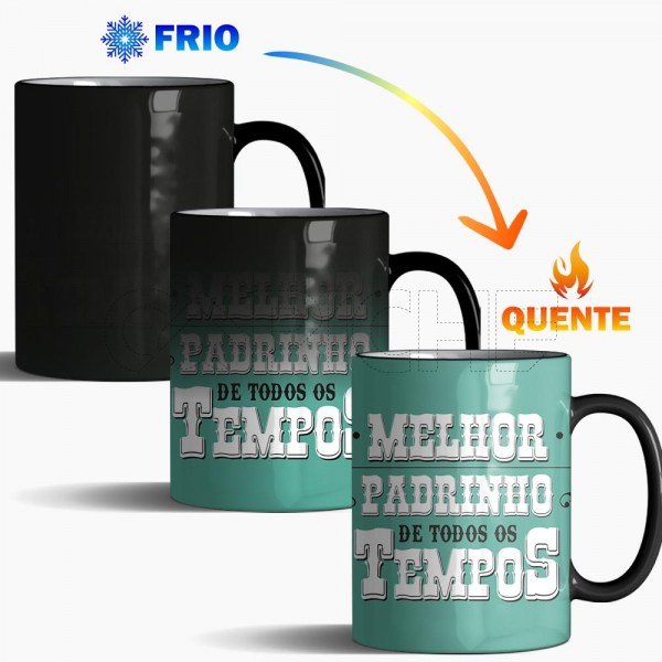 Caneca Mágica Melhor Irmão de Todos os Tempos