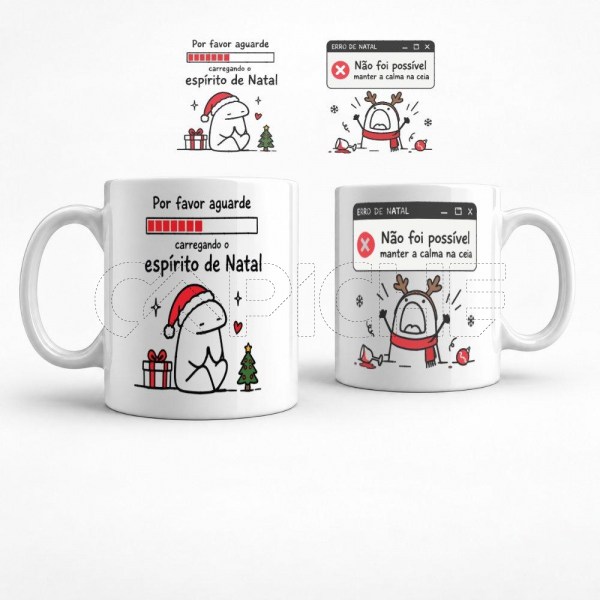 Caneca Flork Espirito de natal