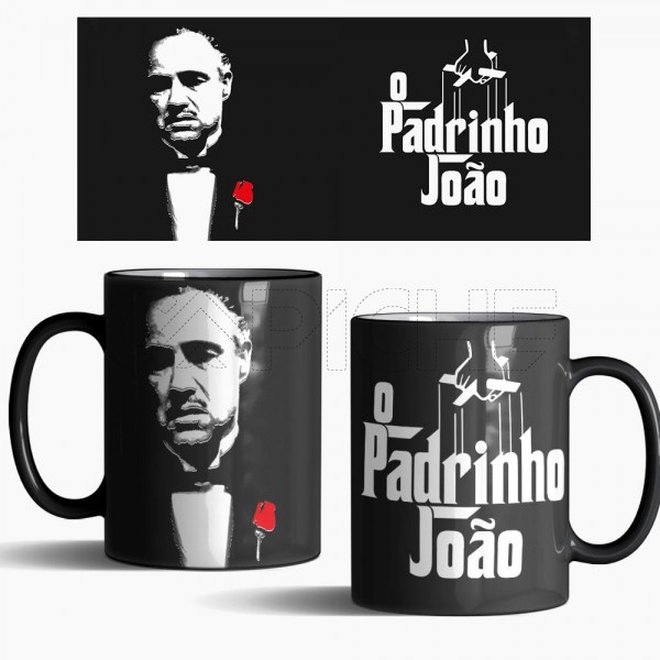 Caneca Mágica O Padrinho Personalizável
