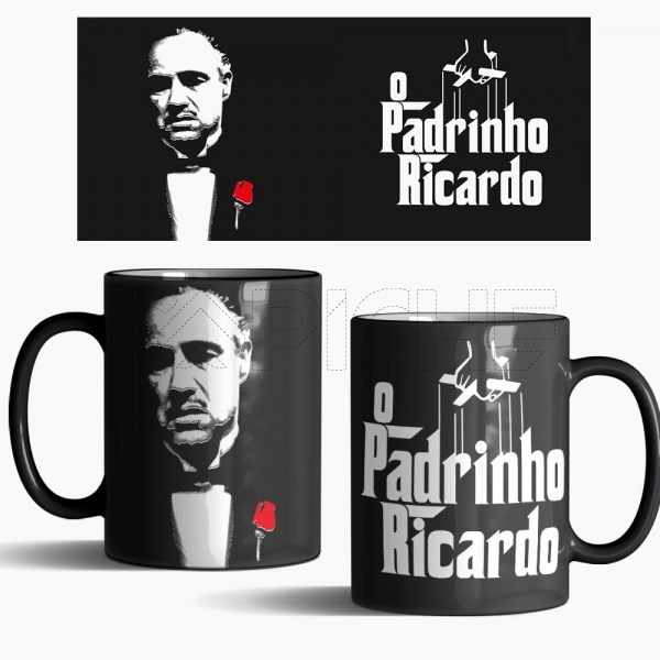 Caneca Mágica O Padrinho Personalizável