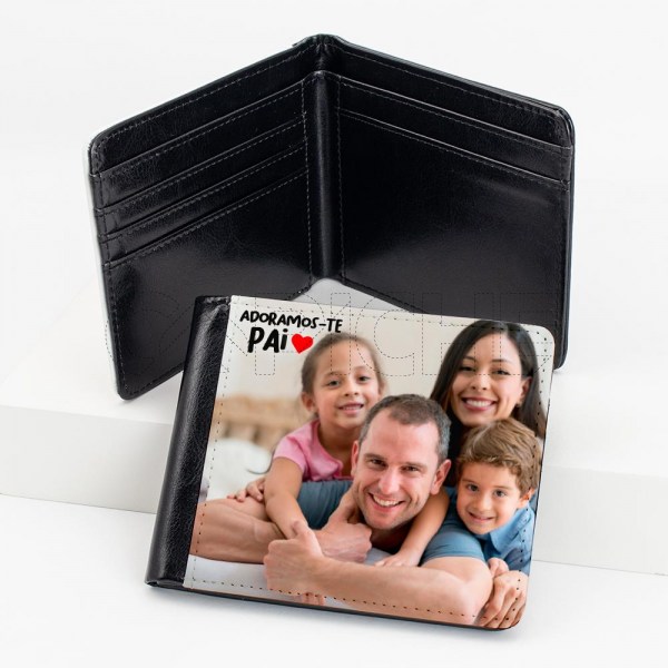 Carteira Personalizada de Homem Foto