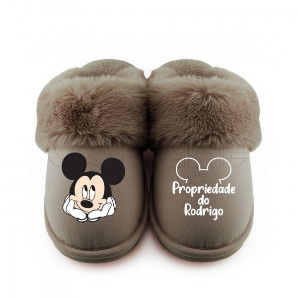 Chinelo Personalizado Mickey Nome