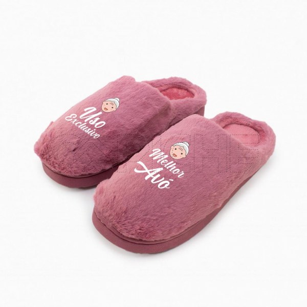 Chinelo Personalizado Pelucia exclusivo