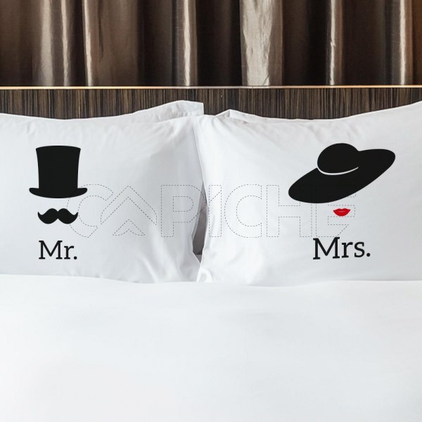 Fronhas Mr & Mrs.