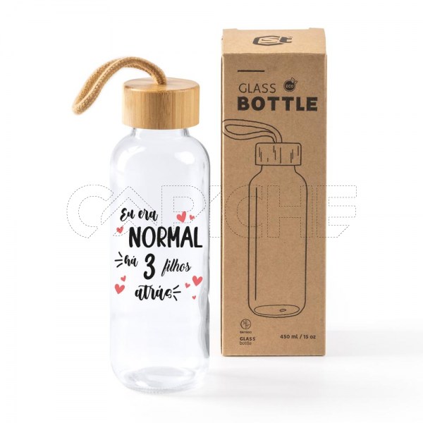 Garrafa Vidro Era Normal Mãe