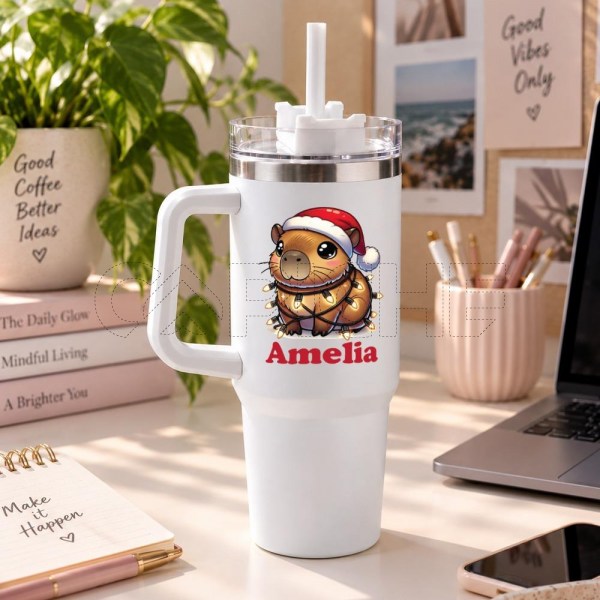 Garrafa SteelPro capivara Natal