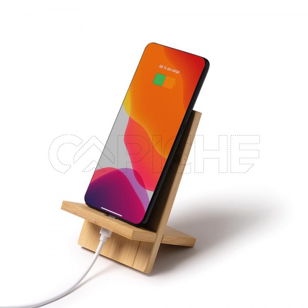 Suporte para telemóvel em bambu Super