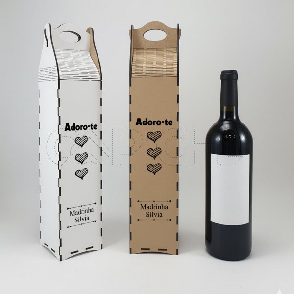 Caixa de vinho Adoro-te
