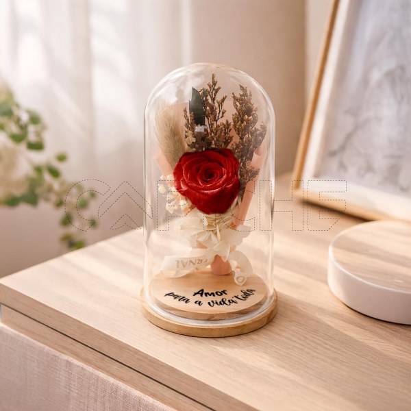 Rosa Preservada Amor Para A Vida Toda