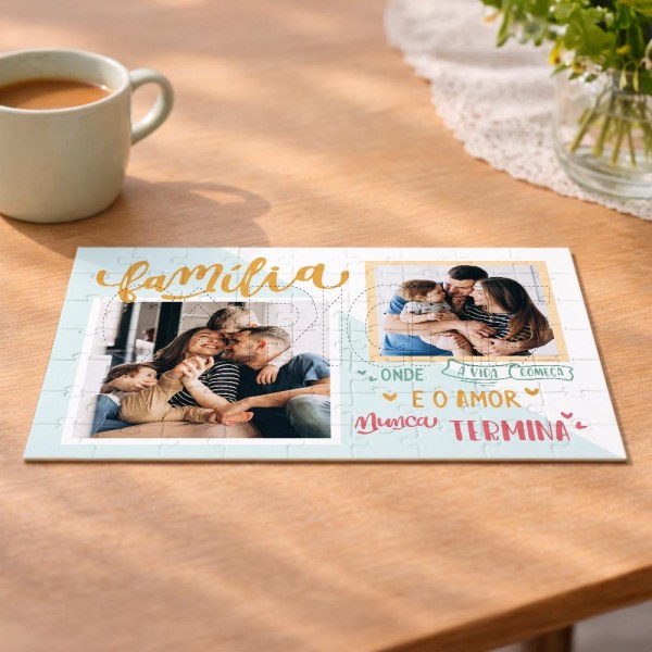 Puzzle Família com Fotos