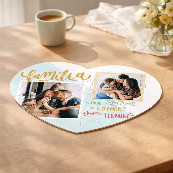 Puzzle Família com Fotos