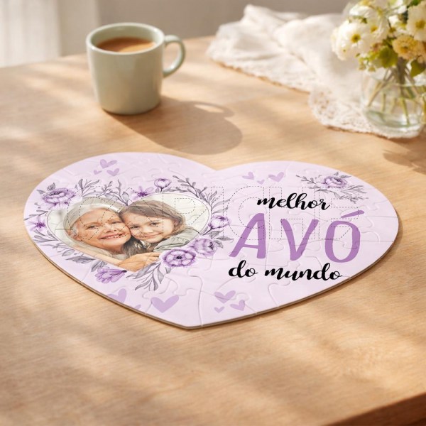 Puzzle Melhor  do Mundo com Foto