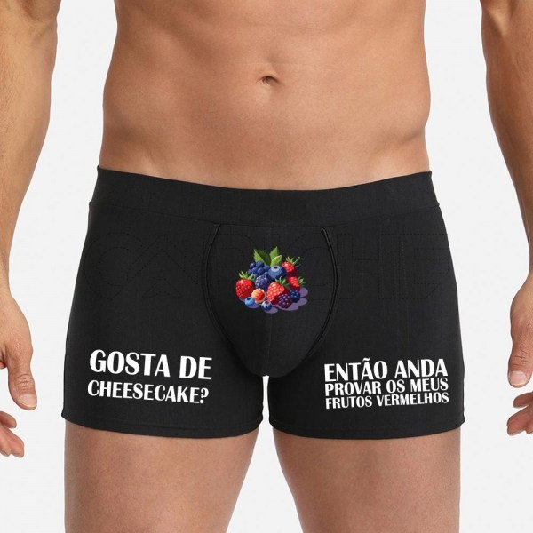 Boxer Frutos Vermelhos