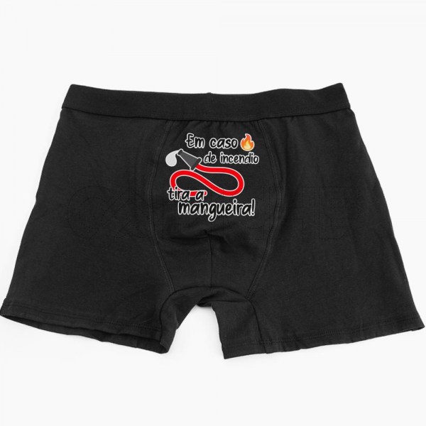Boxer Homem Tira a Mangueira