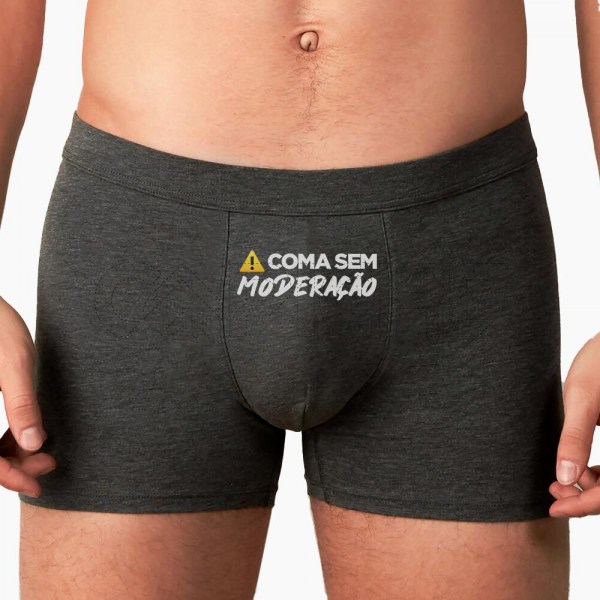 Boxer Homem Coma Sem Moderação