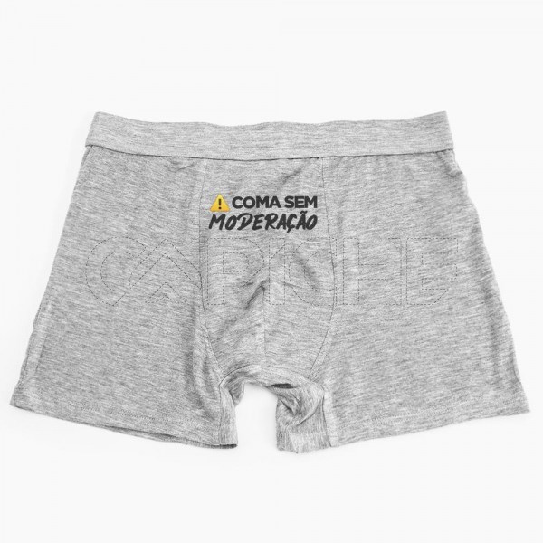 Boxer Homem Coma Sem Moderação