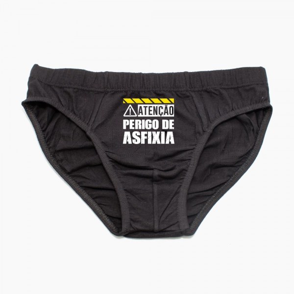 Cueca Homem Atenção Perigo de Asfixia