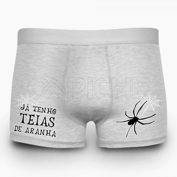 Boxer Homem Teias Aranha