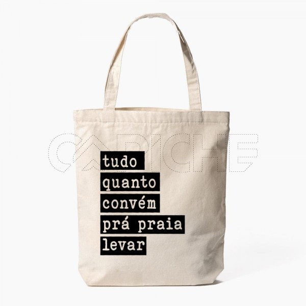 Saco Tote Bag "Tudo Quanto Convém..."