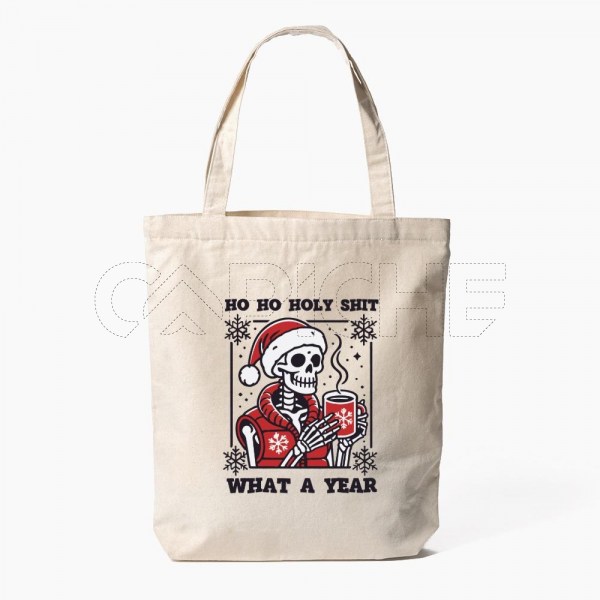 Saco Tote Bag Caveira Natal