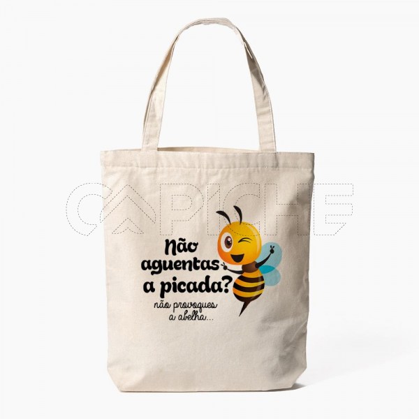 Saco Tote Bag Não provoques a abelha