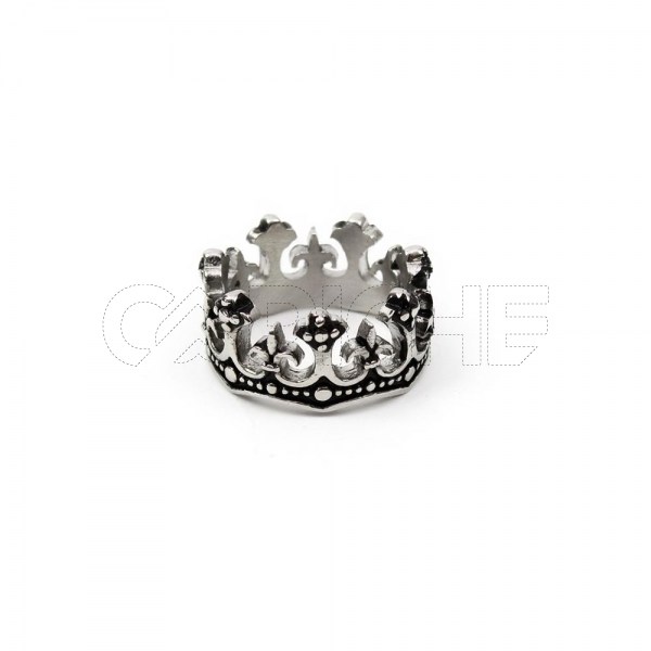 Anel de aço masculino King