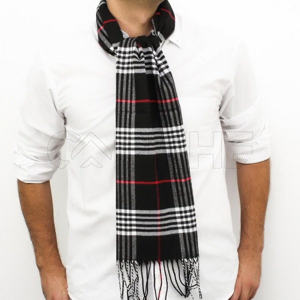 Cachecol Samir Preto