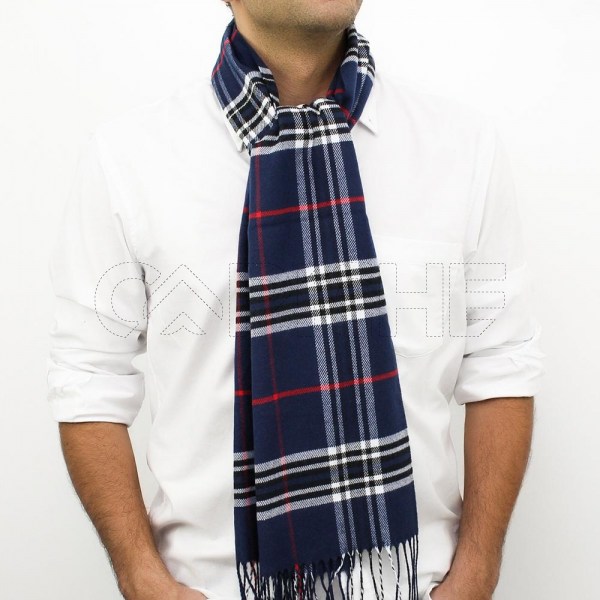 Cachecol Samir Azul